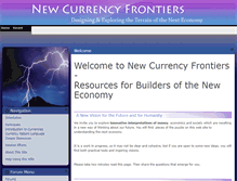 Tablet Screenshot of newcurrencyfrontiers.com